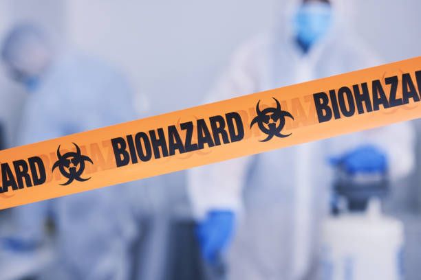 Professional Biohazard technician working in Russellville, AR